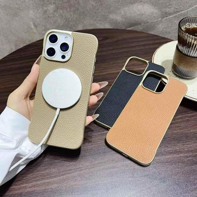 Real Leather / Wood Magsafe Case