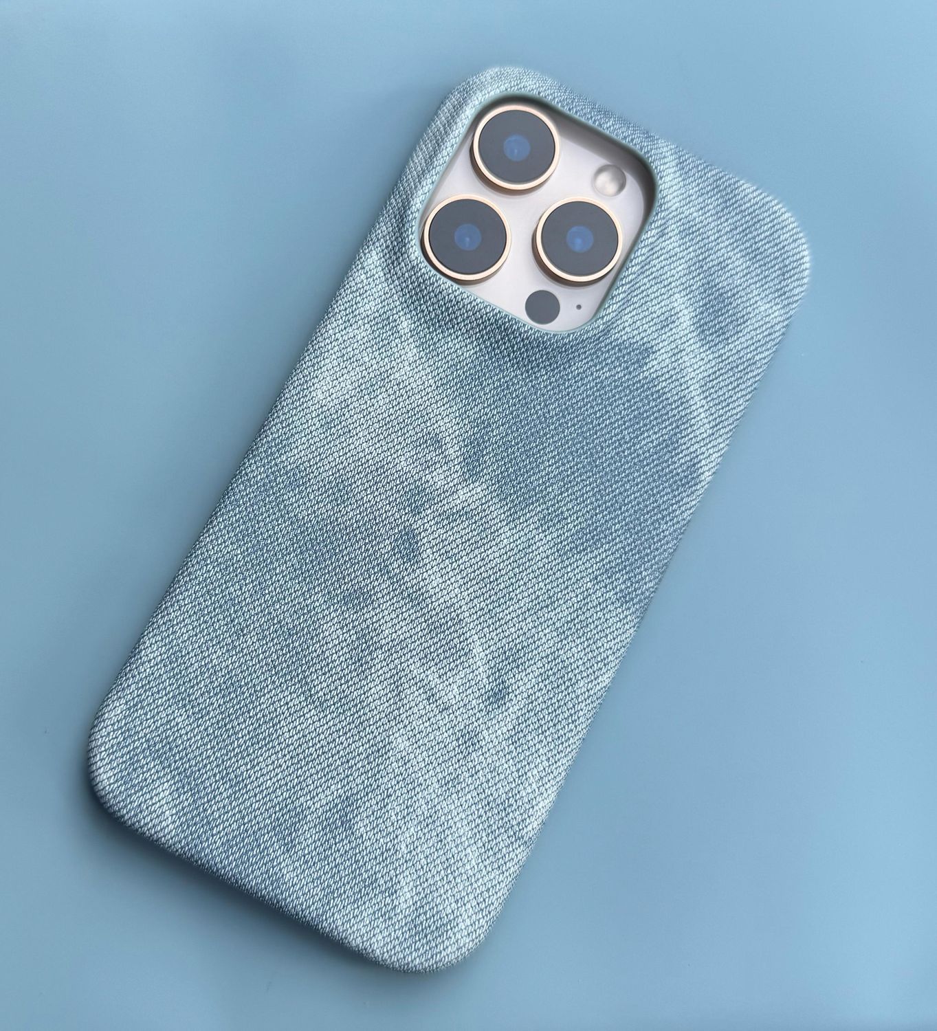 Denim PC Case, iPhone Model: 15 Pro, Colour: P1