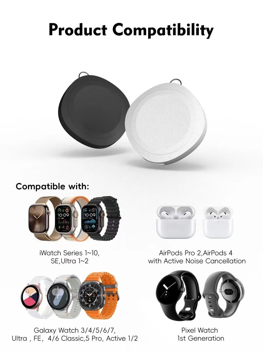 Watch / Airpods Wireless Connector [White] (3 Months Warranty)