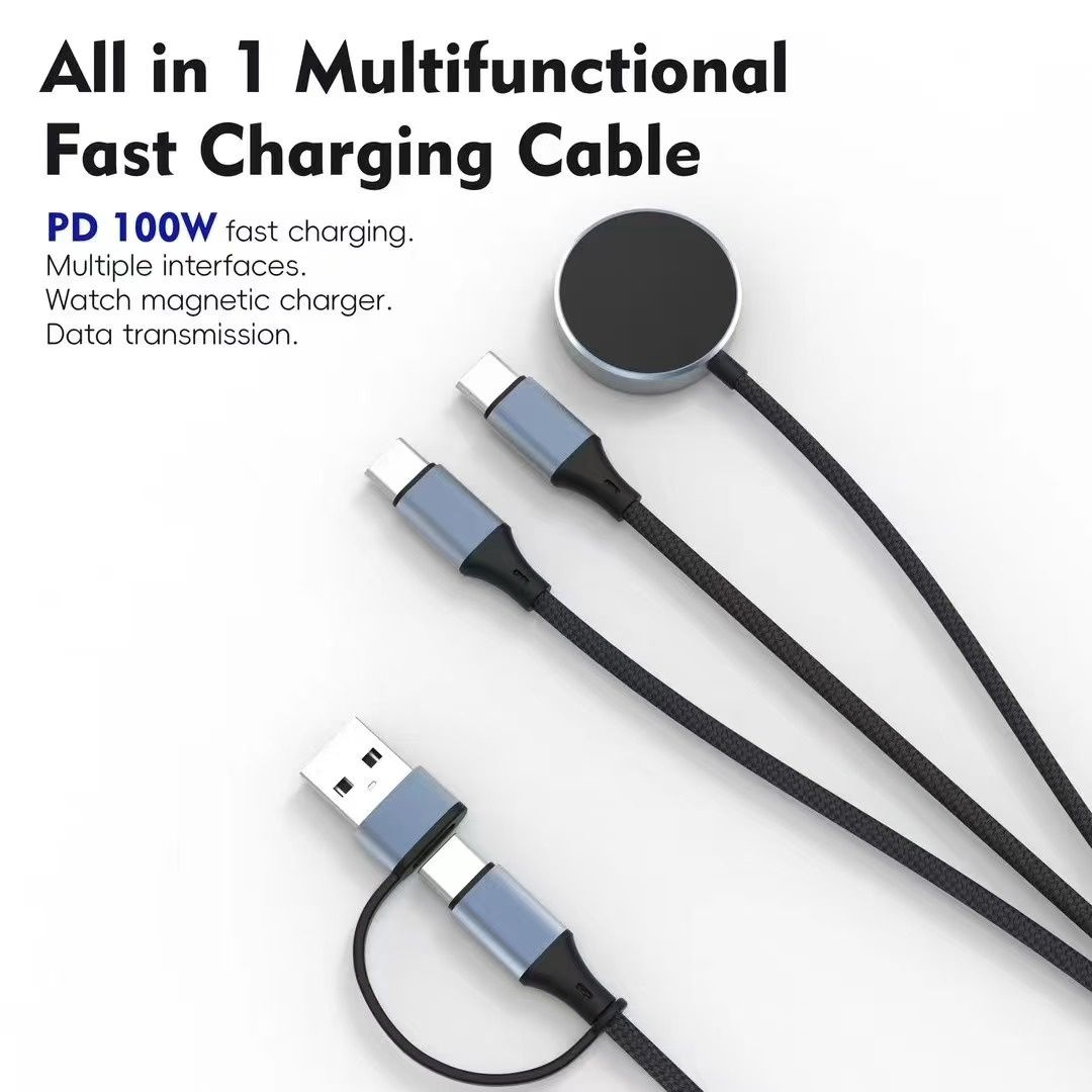 All in 1 Multifunctional Fast Charging Cable (6 Month Warranty)