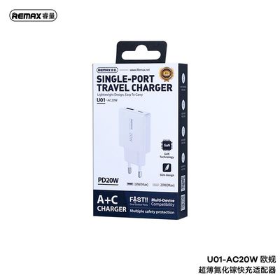 Remax Ultra Thin GAN Adapter U01 White (1 Year Warranty)