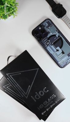 Idoc Full Screen Clear Glass with Installation Kit