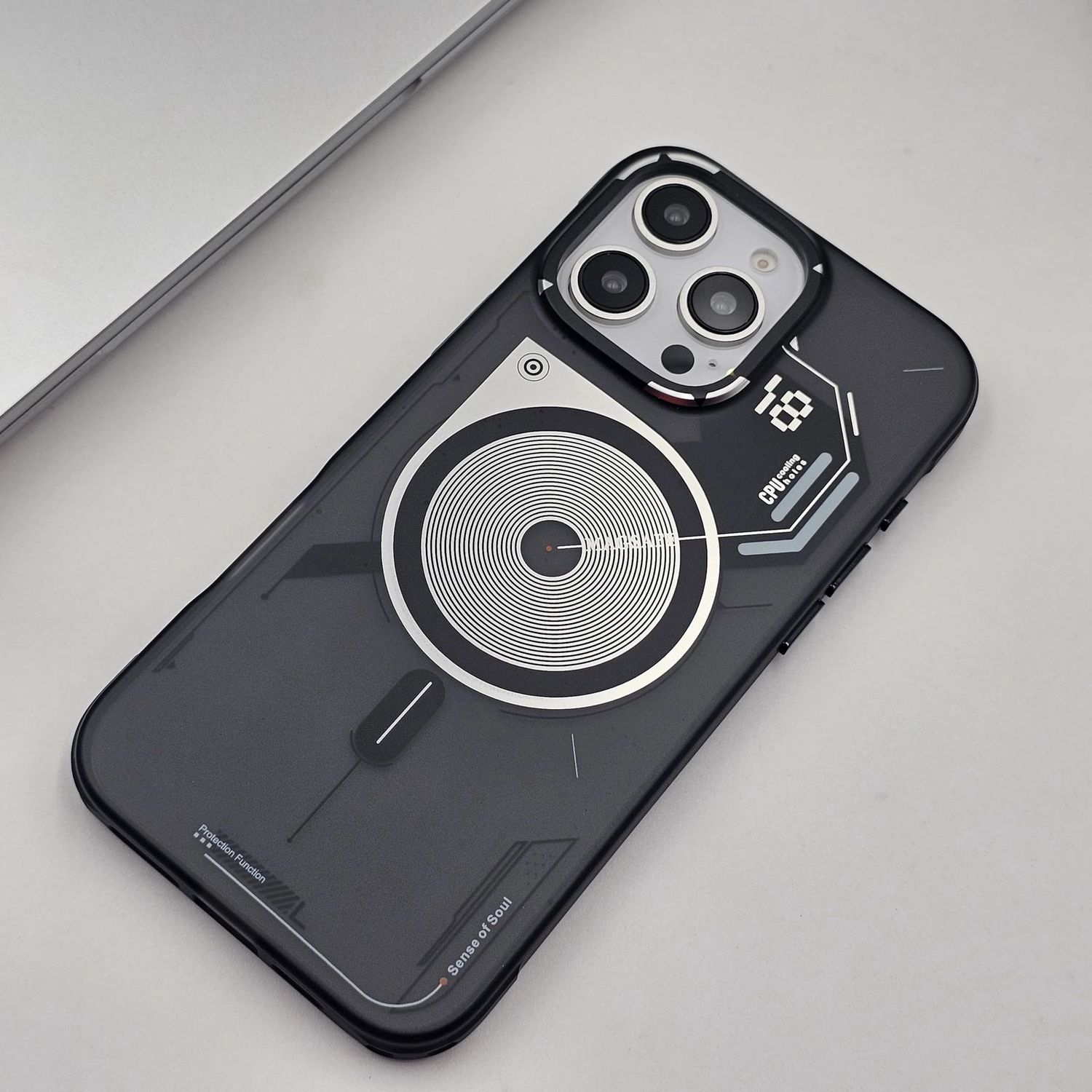 Aulumu Case (Black), iPhone Model: 16 ProMax