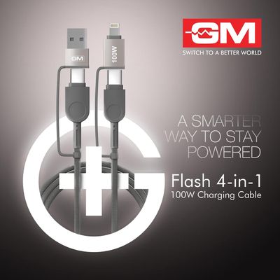 GM Flash 4 in 1 Cable (1 Year Warranty)