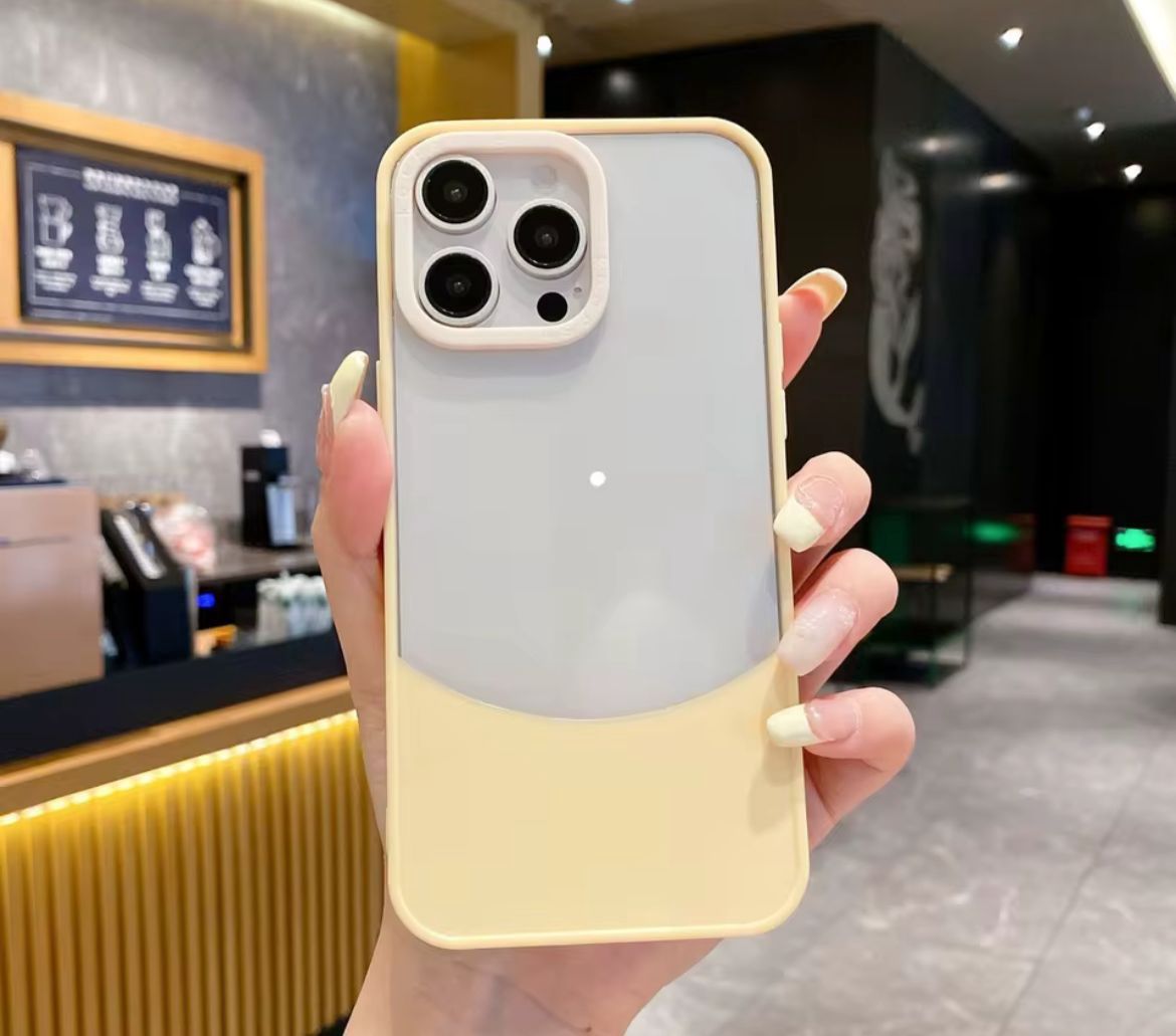 Transparent Candy Color Case 13 Pro, Colour: Yellow, iPhone Model: 13 Pro