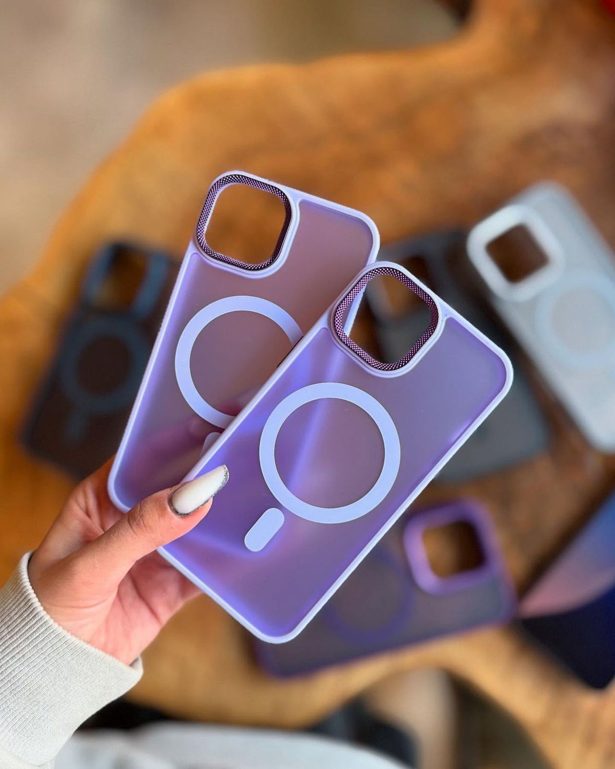 SASSA Matte Magsafe Case 14 ProMax, Colour: Lilac, iPhone Model: 14 ProMax