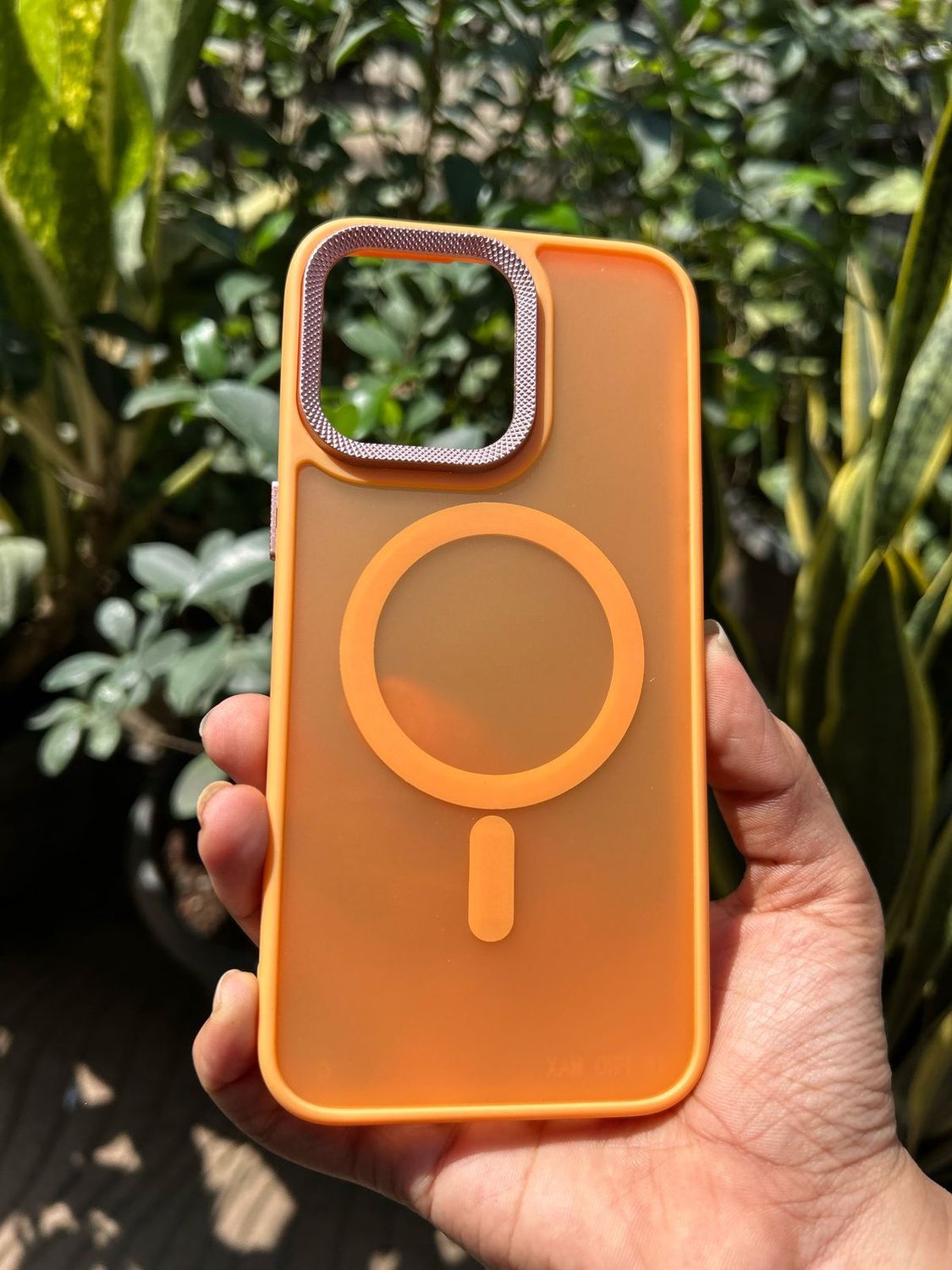 SASSA Matte Magsafe Case 16, Colour: Orange, iPhone Model: 16