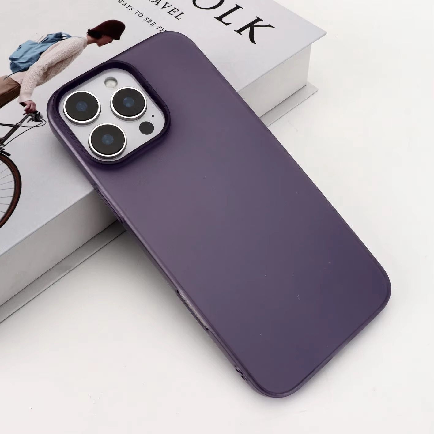 Smooth PC Case 16 ProMax, Colour: Purple, iPhone Model: 16 ProMax