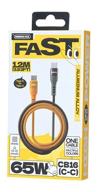 Remax CB16 C to C Multicolor Cable (6 Month Warranty)