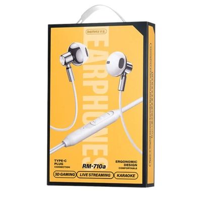 Remax RM710A Type C Earphone (6 Months Warranty)