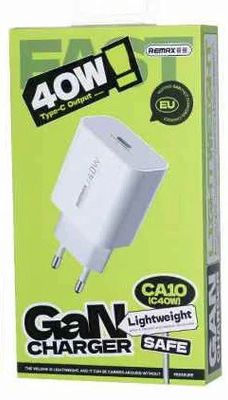 Remax CA10 40W GaN Charger (1 Year Warranty)
