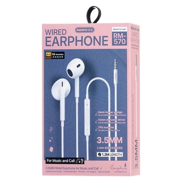 Remax RM570A Type C Earphone (6 Months Warranty)