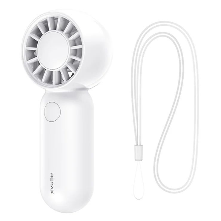 D Remax SF08 Mini Fan (3 Months Warranty), Colour: White