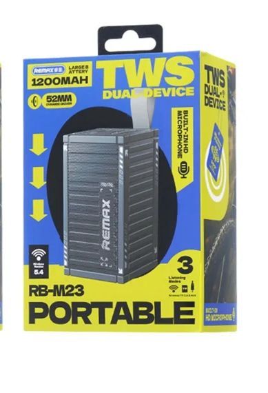 Remax RB M23 Wireless Bluetoorh Speaker (6 Months Warranty)
