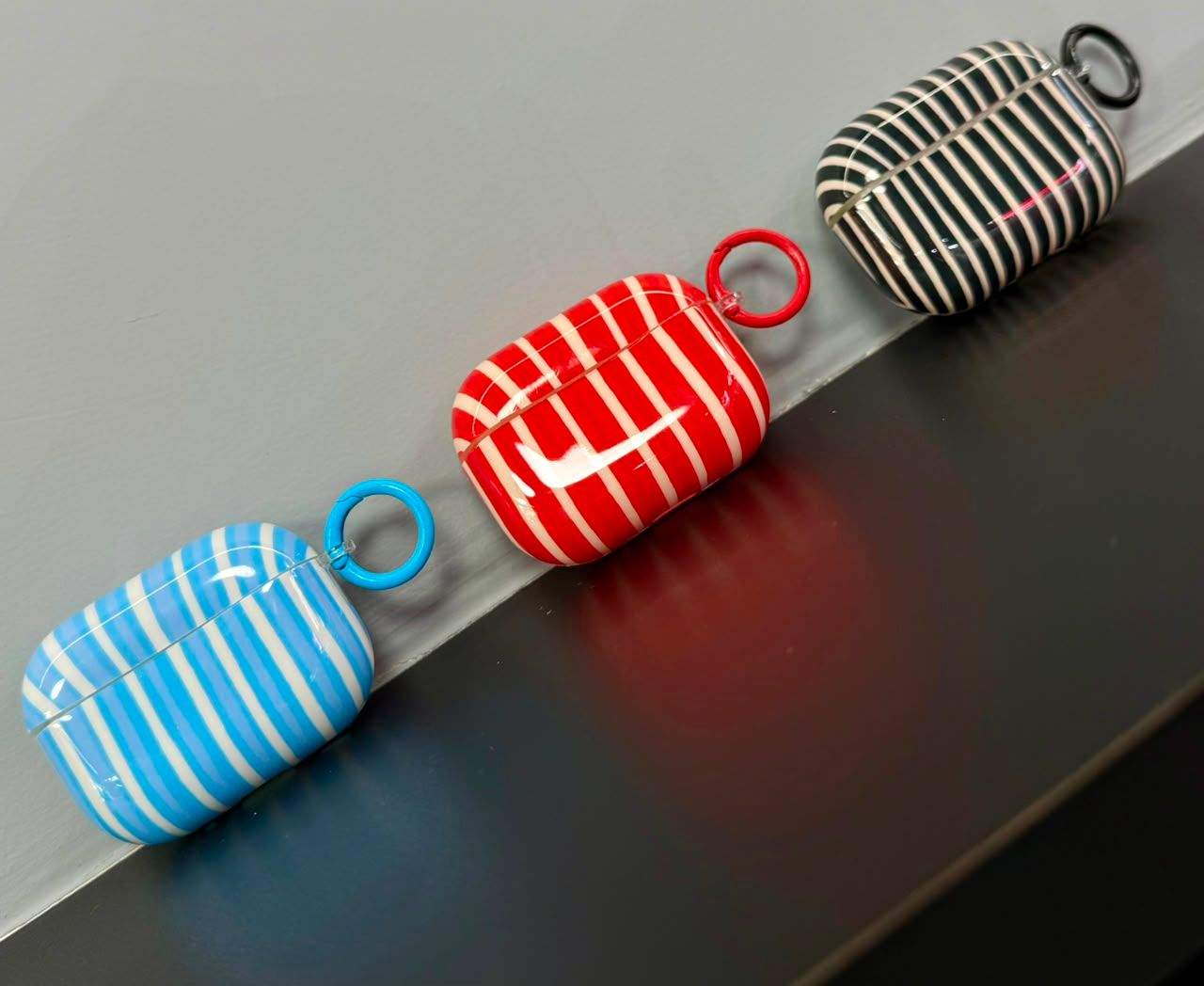 Striped Airpod Case