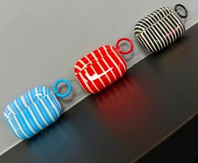Striped Airpod Case