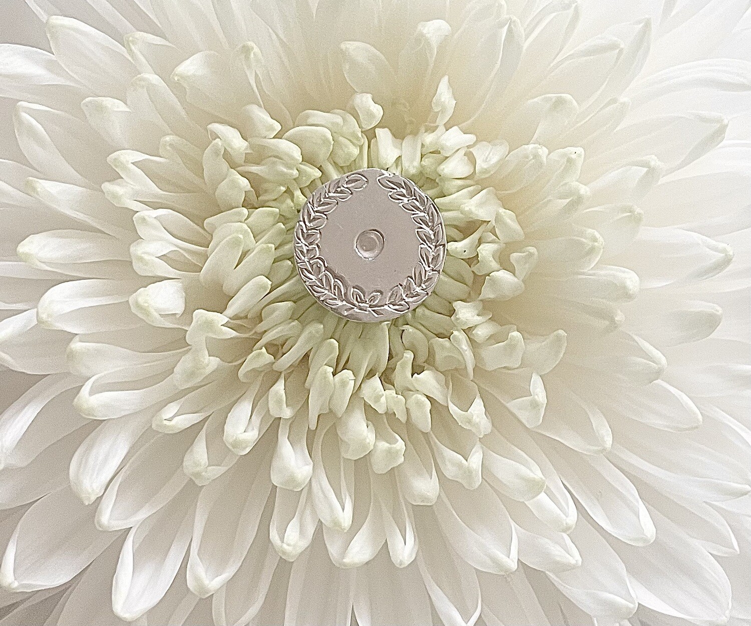 Golf tee marker - silver