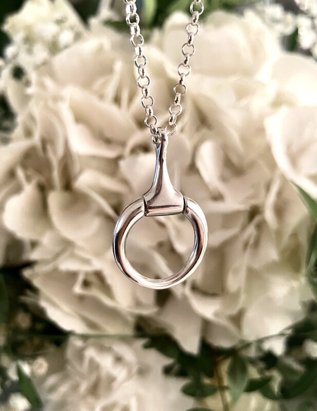 Bit necklace - silver