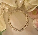 French link bracelet - gold