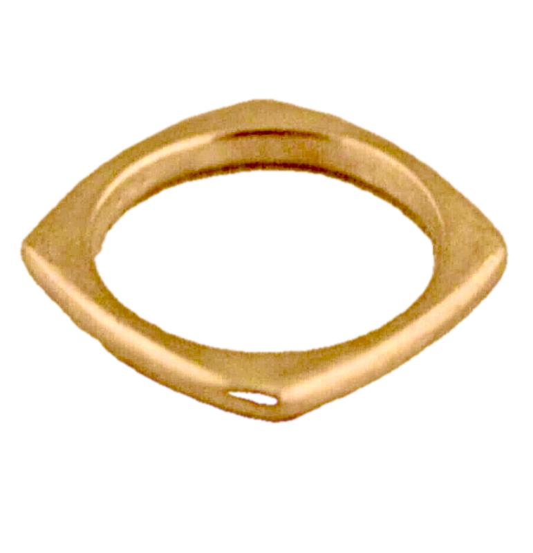 Square ring - gold