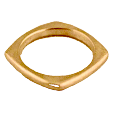 Square ring - gold