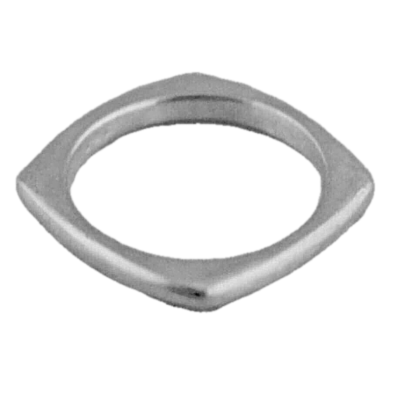 Square ring - silver