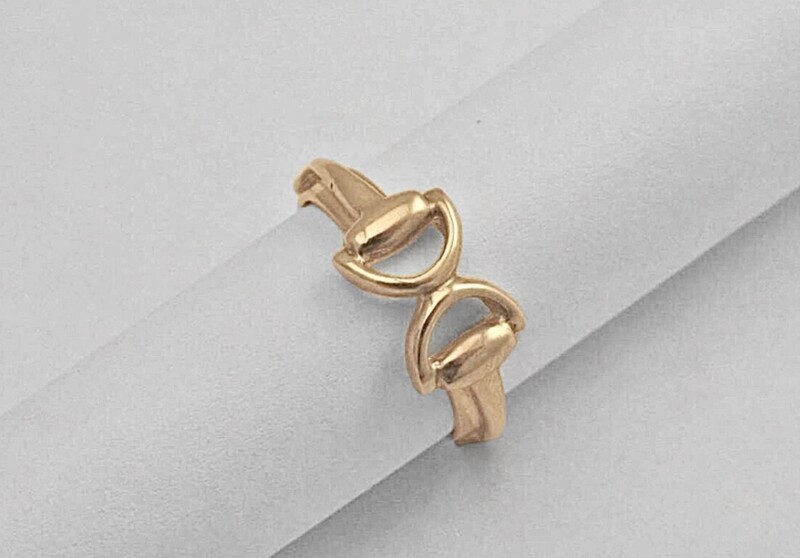 D-shaped bit ring - gold