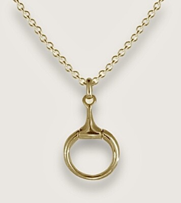 Bit necklace - gold