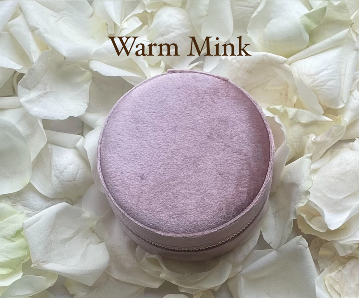 Jewellery keeper - warm mink plain