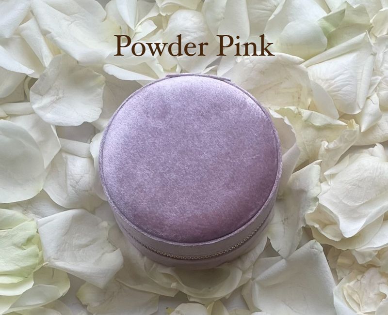 Jewellery keeper - powder pink plain