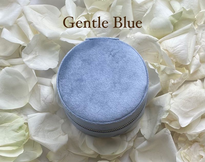 Jewellery keeper - gentle blue plain