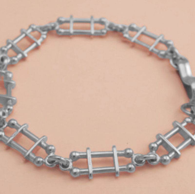 Victorian gate bracelet - silver