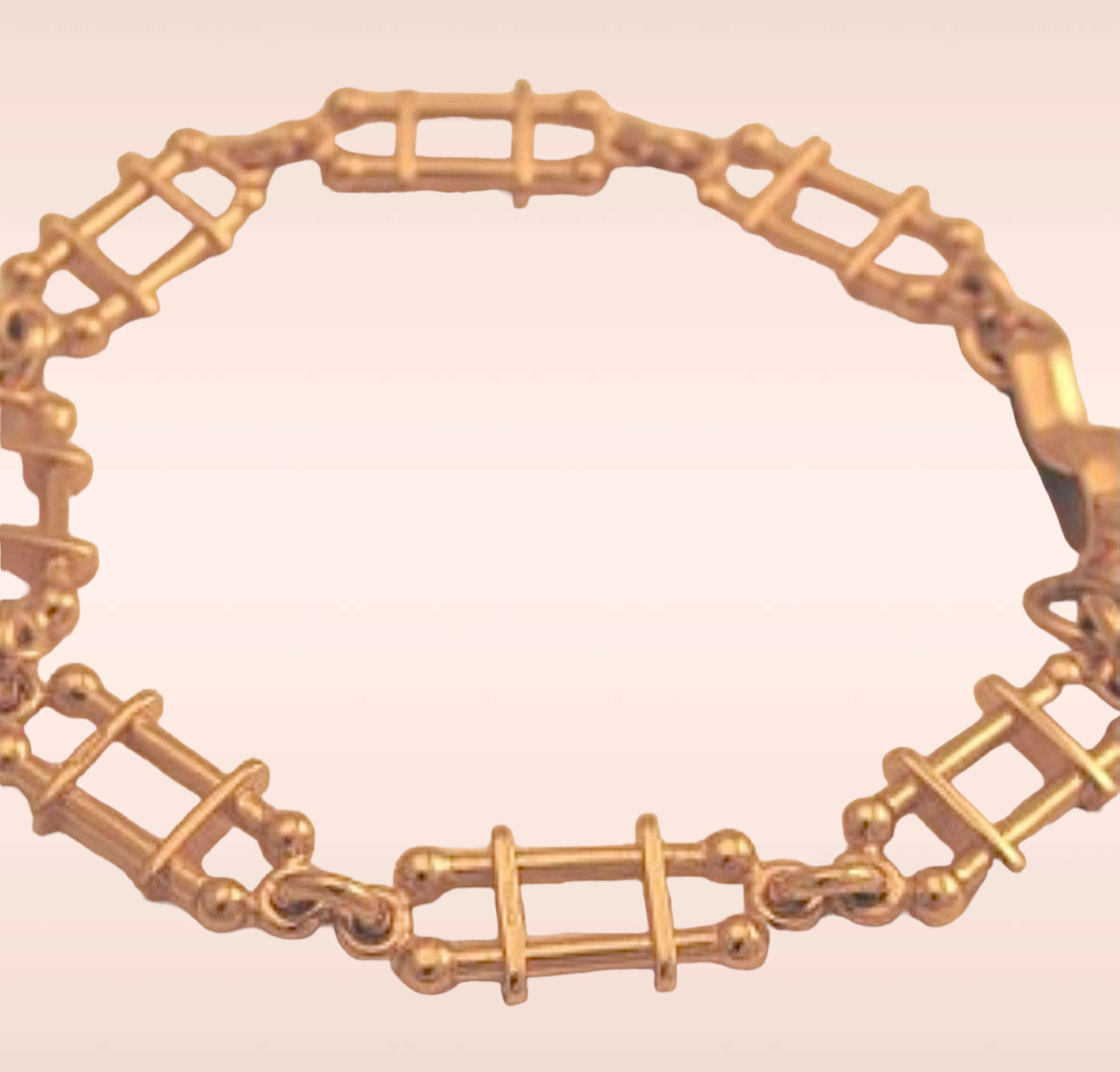 Victorian gate bracelet - gold