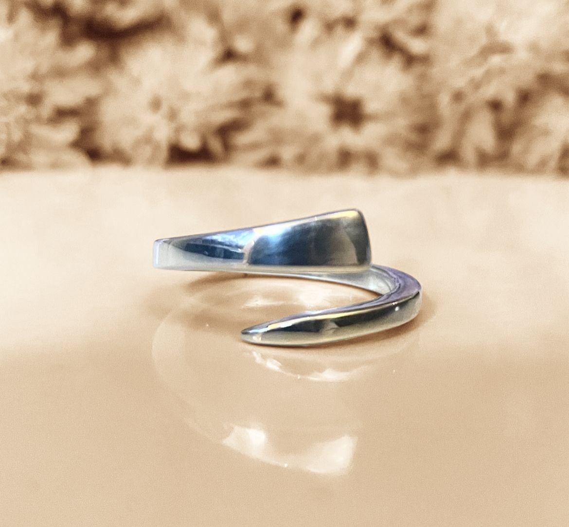 Farrier&#39;s nail ring - silver