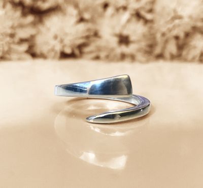 Farrier&#39;s nail ring - silver
