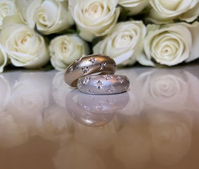 Dome star ring - gold