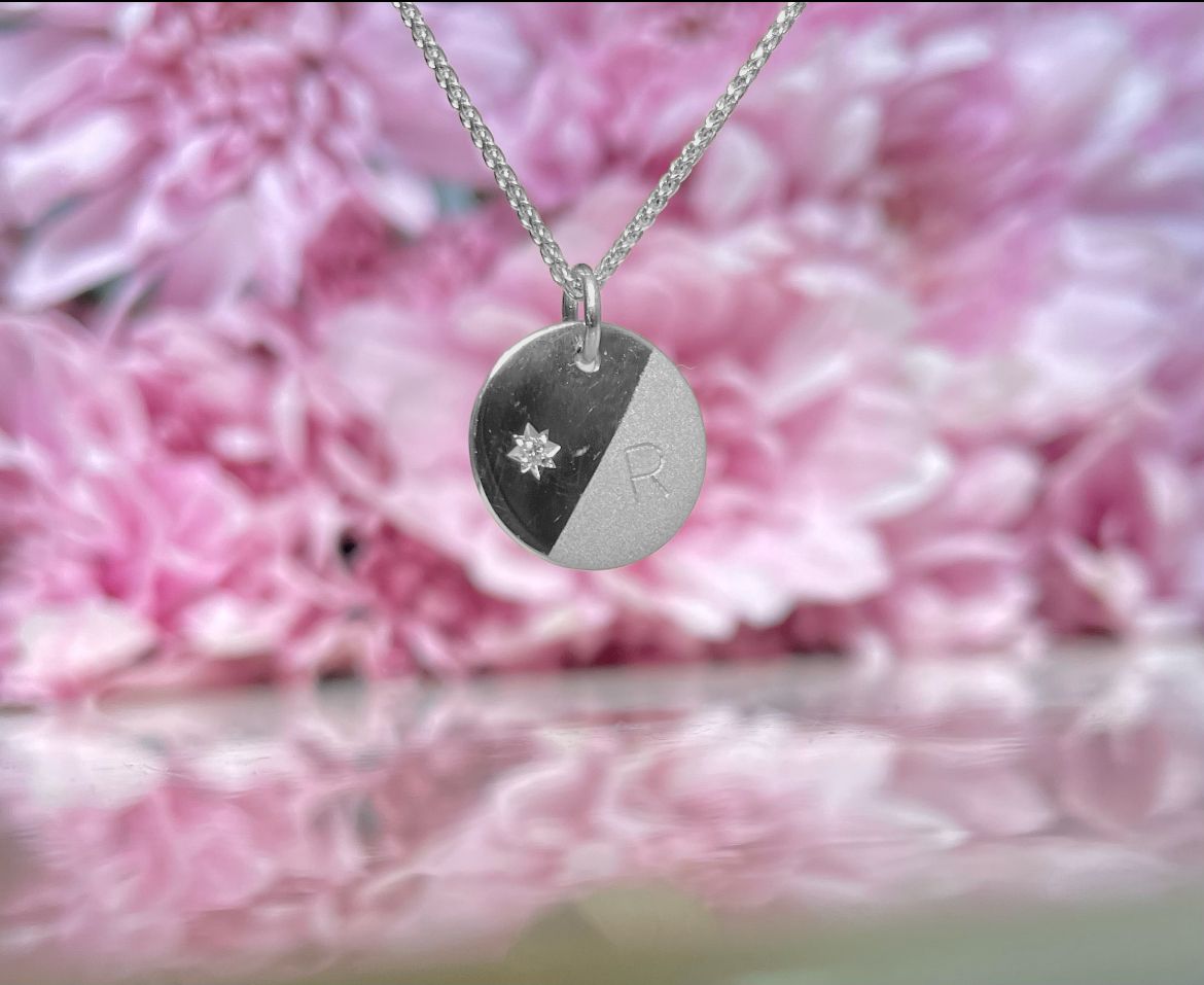 Initial disc - silver