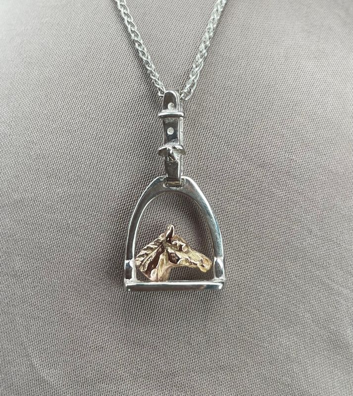 &#39;The George&#39; stirrup necklace - November special edition