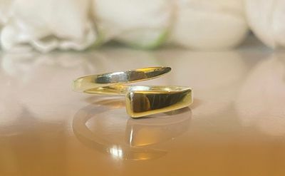 Farrier&#39;s nail ring - gold