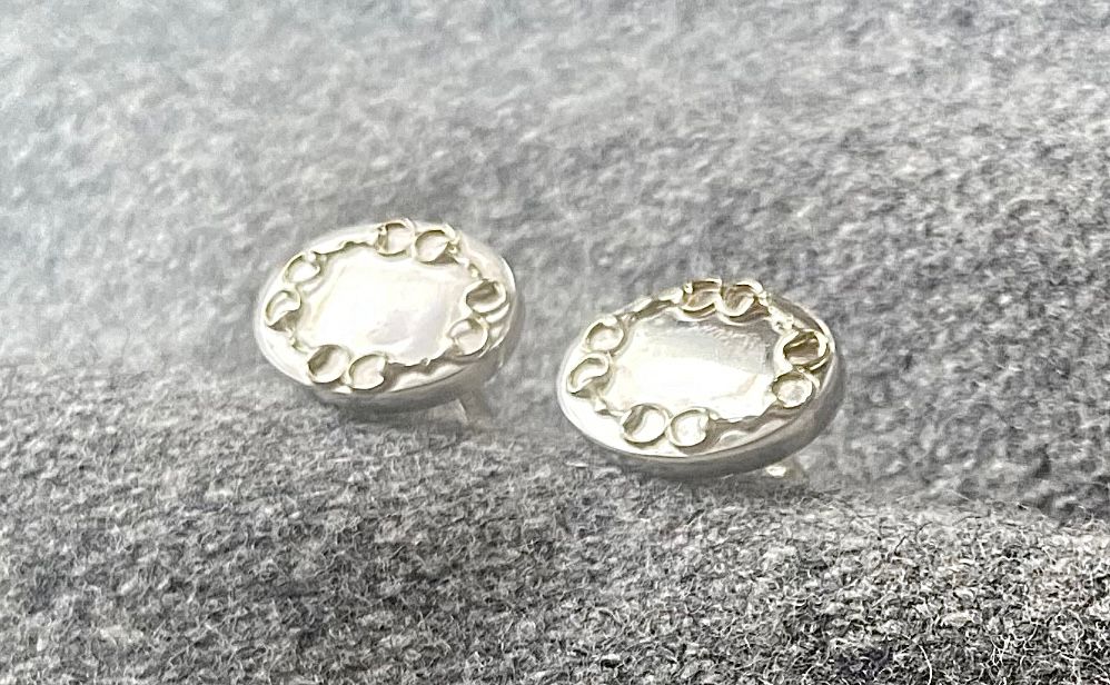 Bit cufflinks - gold