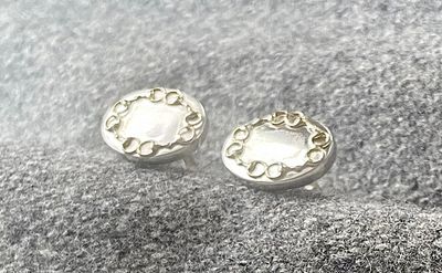 Bit cufflinks - gold