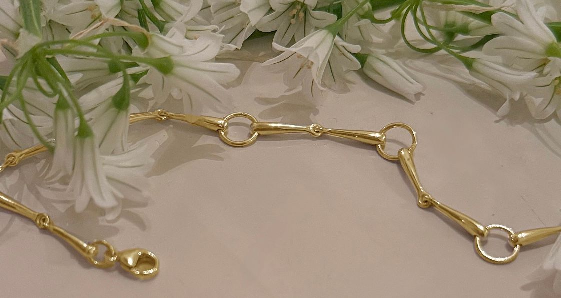 Bit bracelet - gold