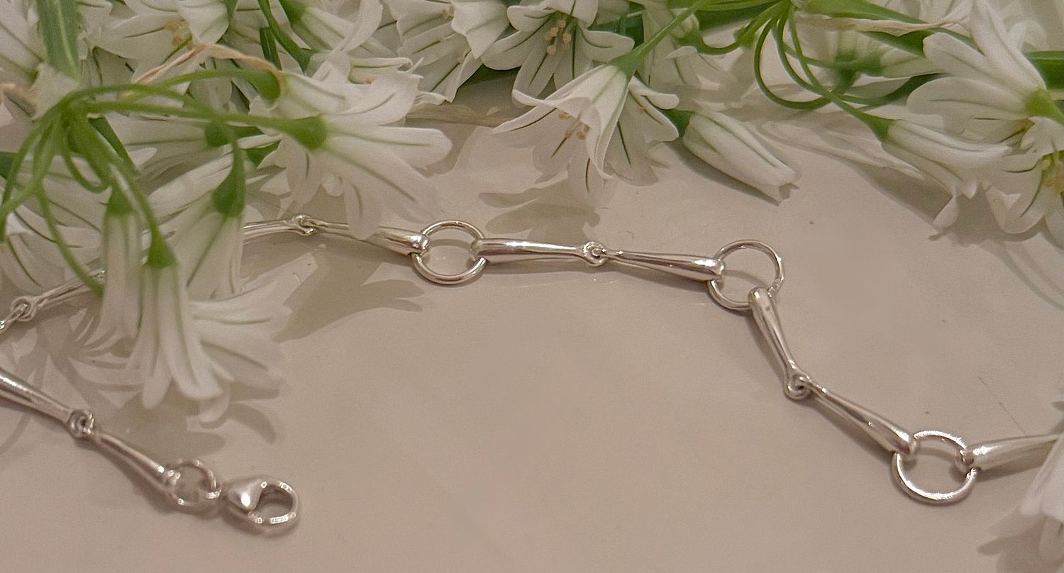 Bit bracelet - silver
