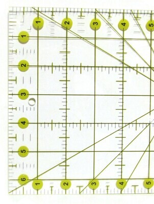 Quilt ruler for Rotary cutting fabric