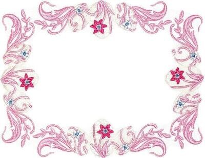 Easter eggs filigree embroidered quilt label to customize with your personal message
