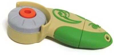 Rotary Cutter 4GB USB Stick for storing your embroidery machine files and quilting files