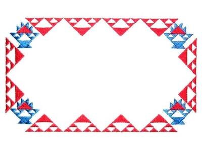Amish baskets embroidered quilt label to customize with your personal message