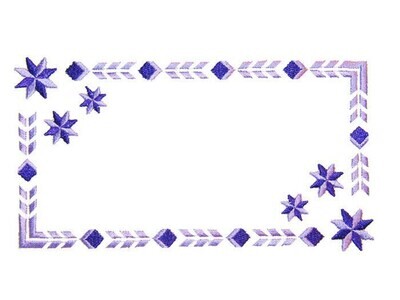 Lemoine Star Embroidered Quilt Label to customize with your personal message