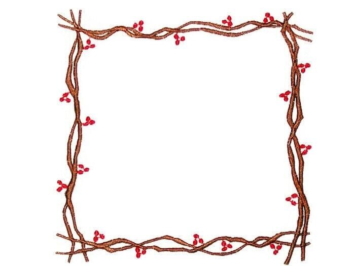 Brambles &amp; Berries embroidered quilt label to customize with your personal message