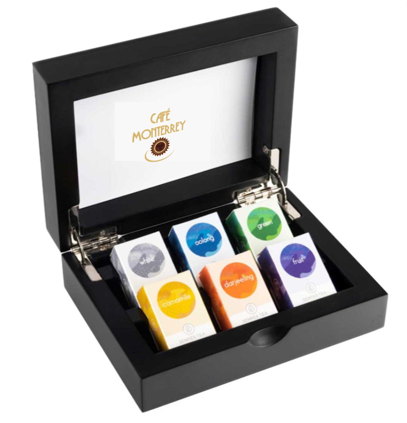 CAJITA de té con 6 pirámides | Regalos té
